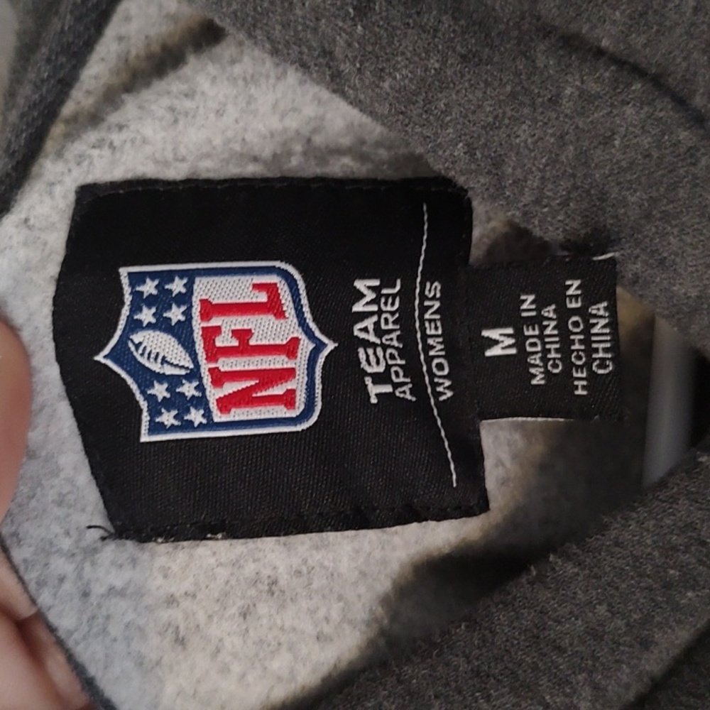 NFL Gray Pittsburgh Steelers Sweatshirt Hoodie - Picture 9 of 10
